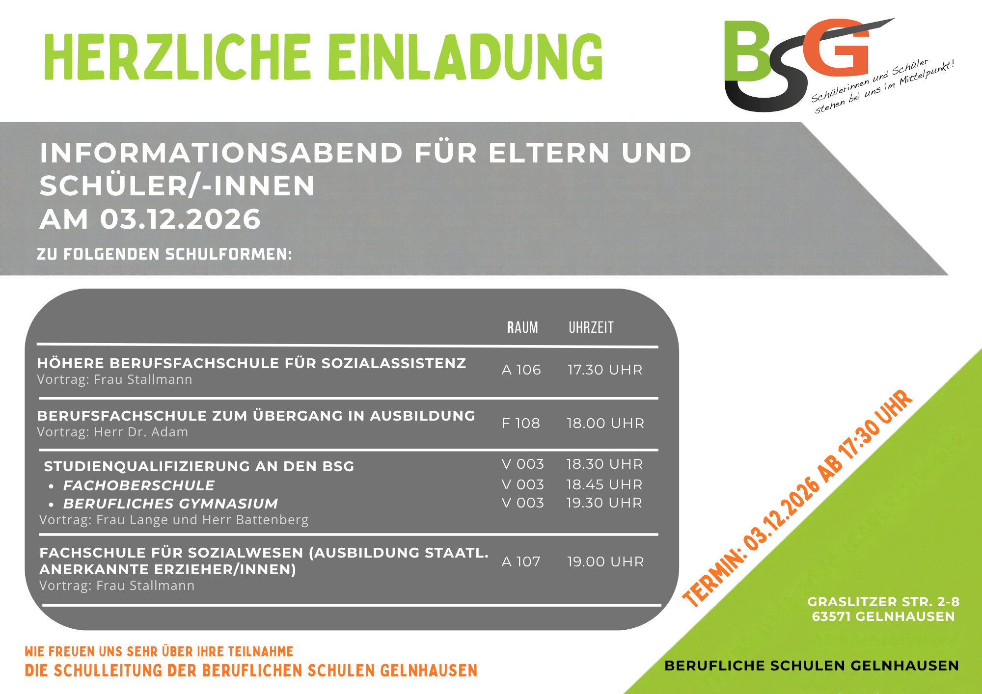 Elterninformationsabend